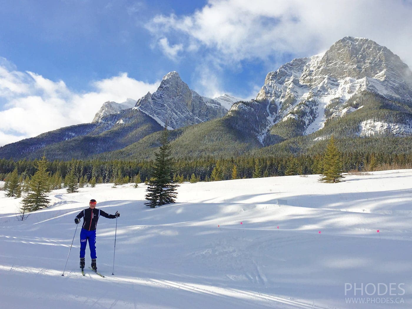 Беговые лыжи в Canmore Nordic Center