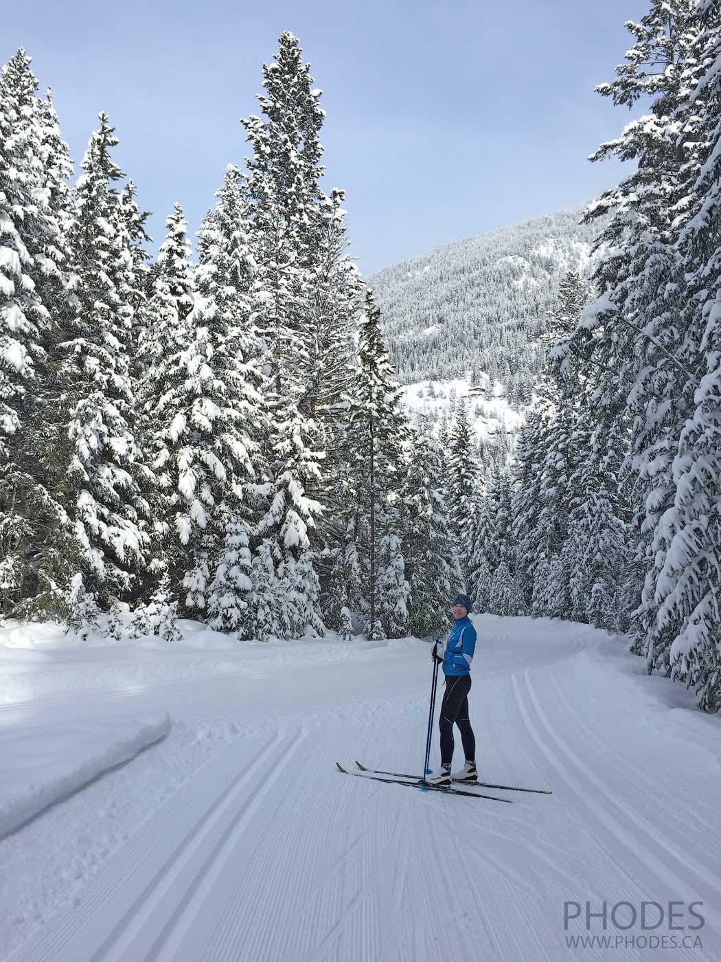 Ski de fond à Nipika Mountain Resort