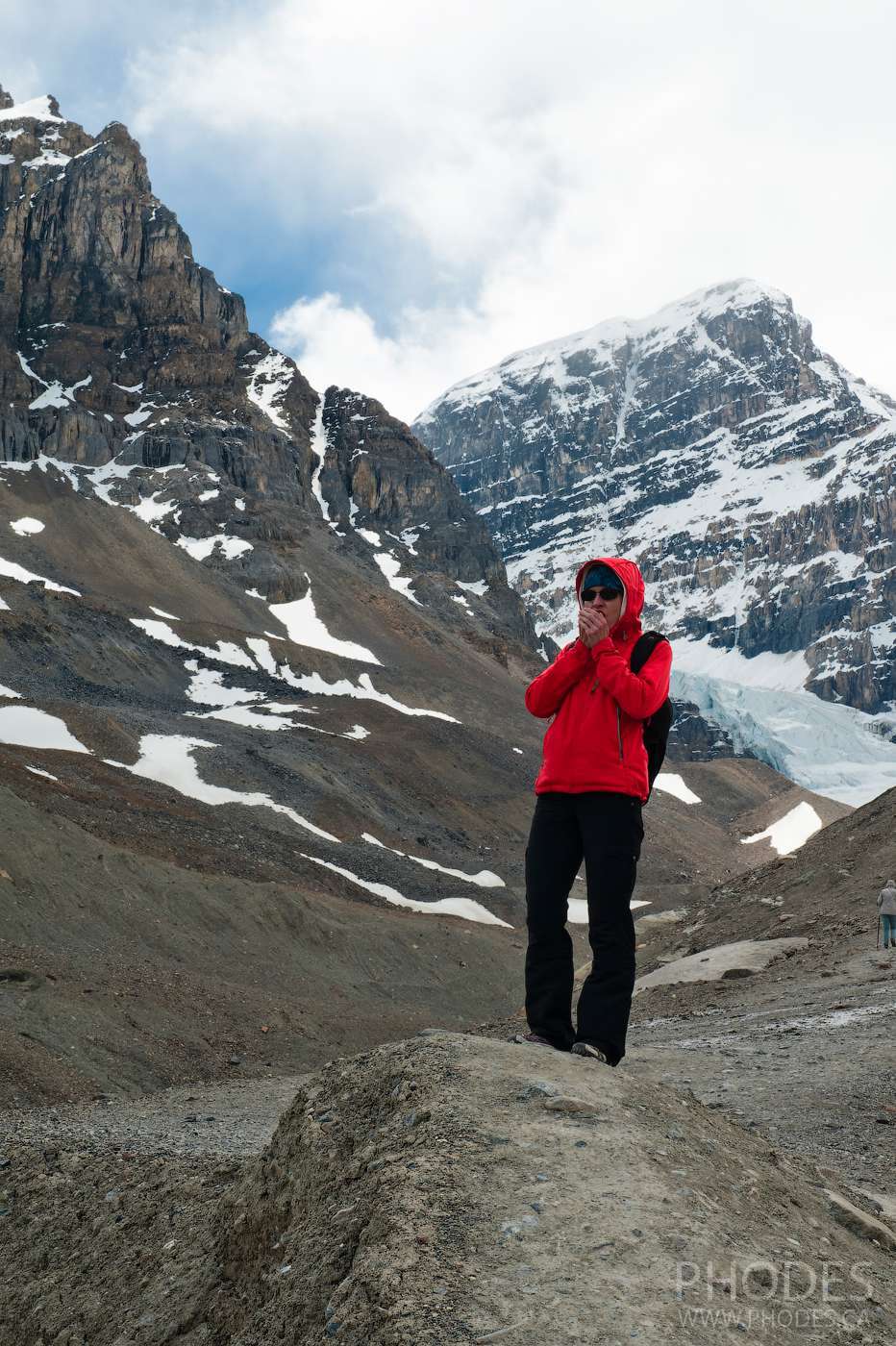 Glacier Athabasca dans le parc Jasper