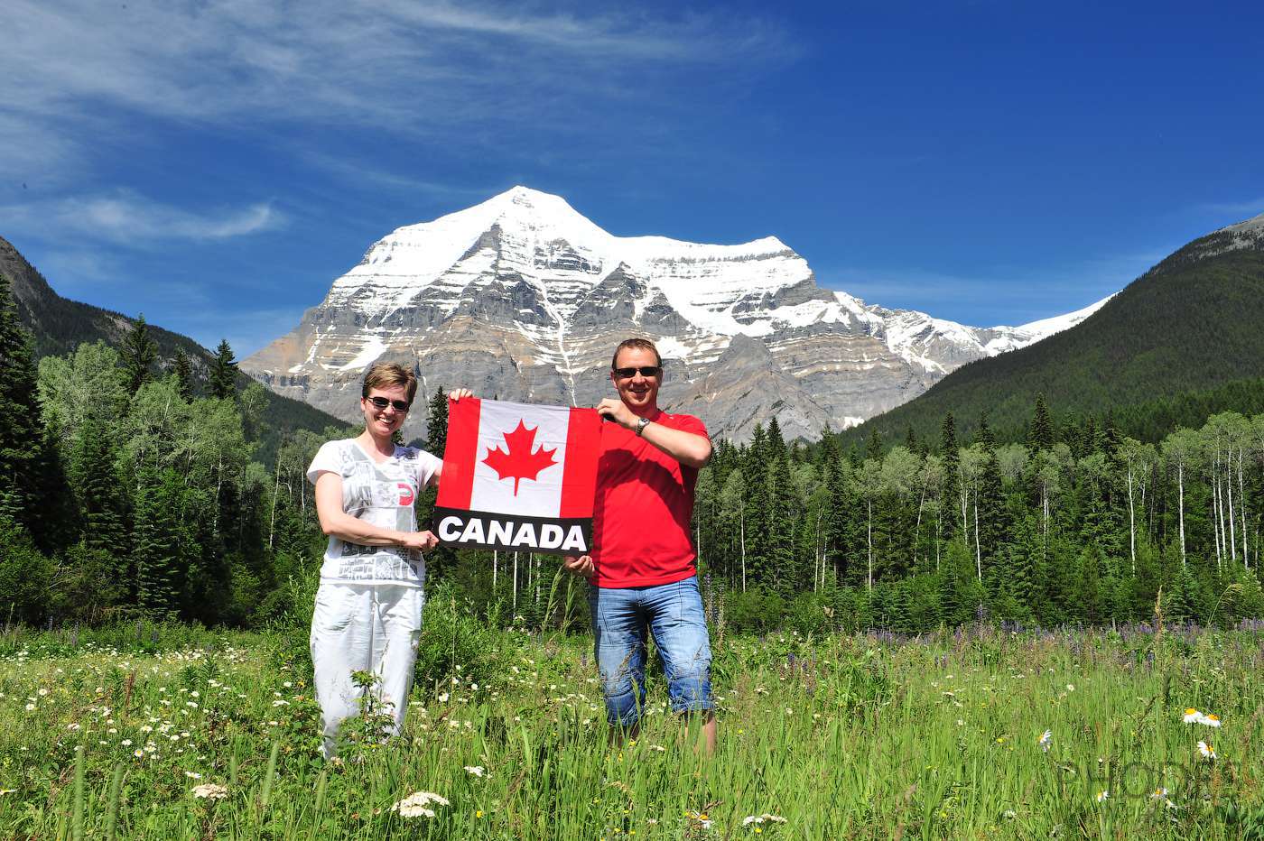 День Канады у горы Robson