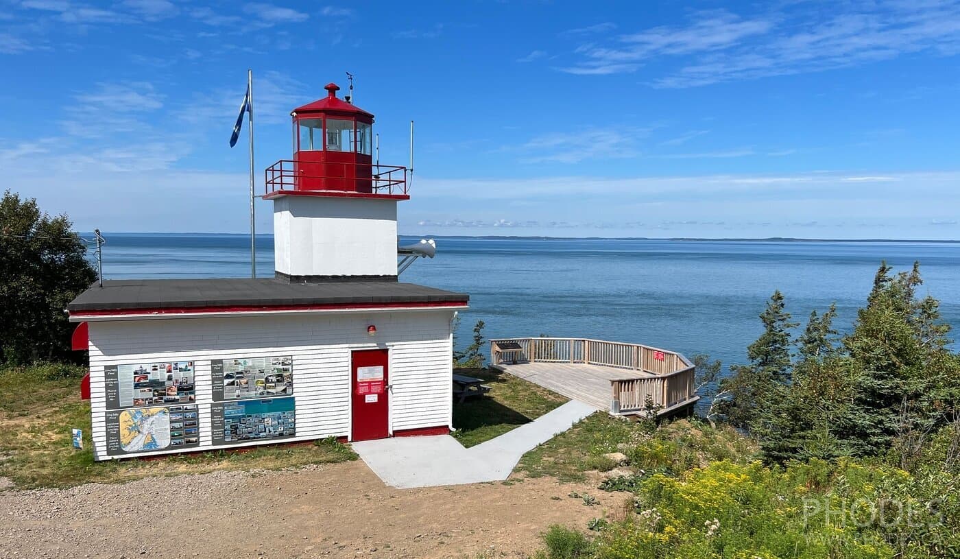 Маяк Long Eddy Point на острове Grand Manan