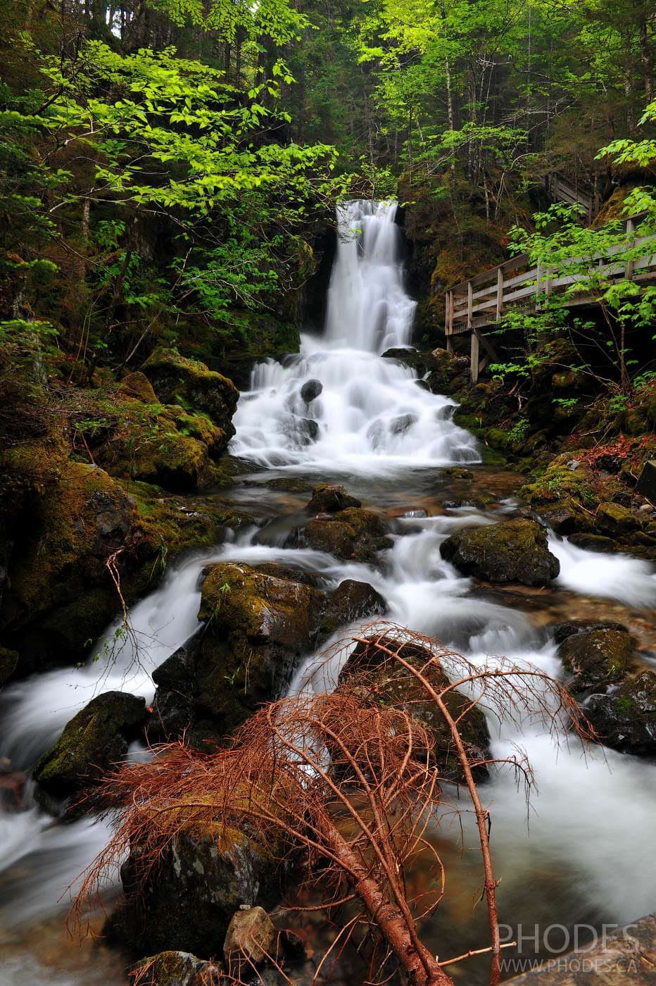 Национальный парк Fundy - трейл для хайкинга водопад Dickson