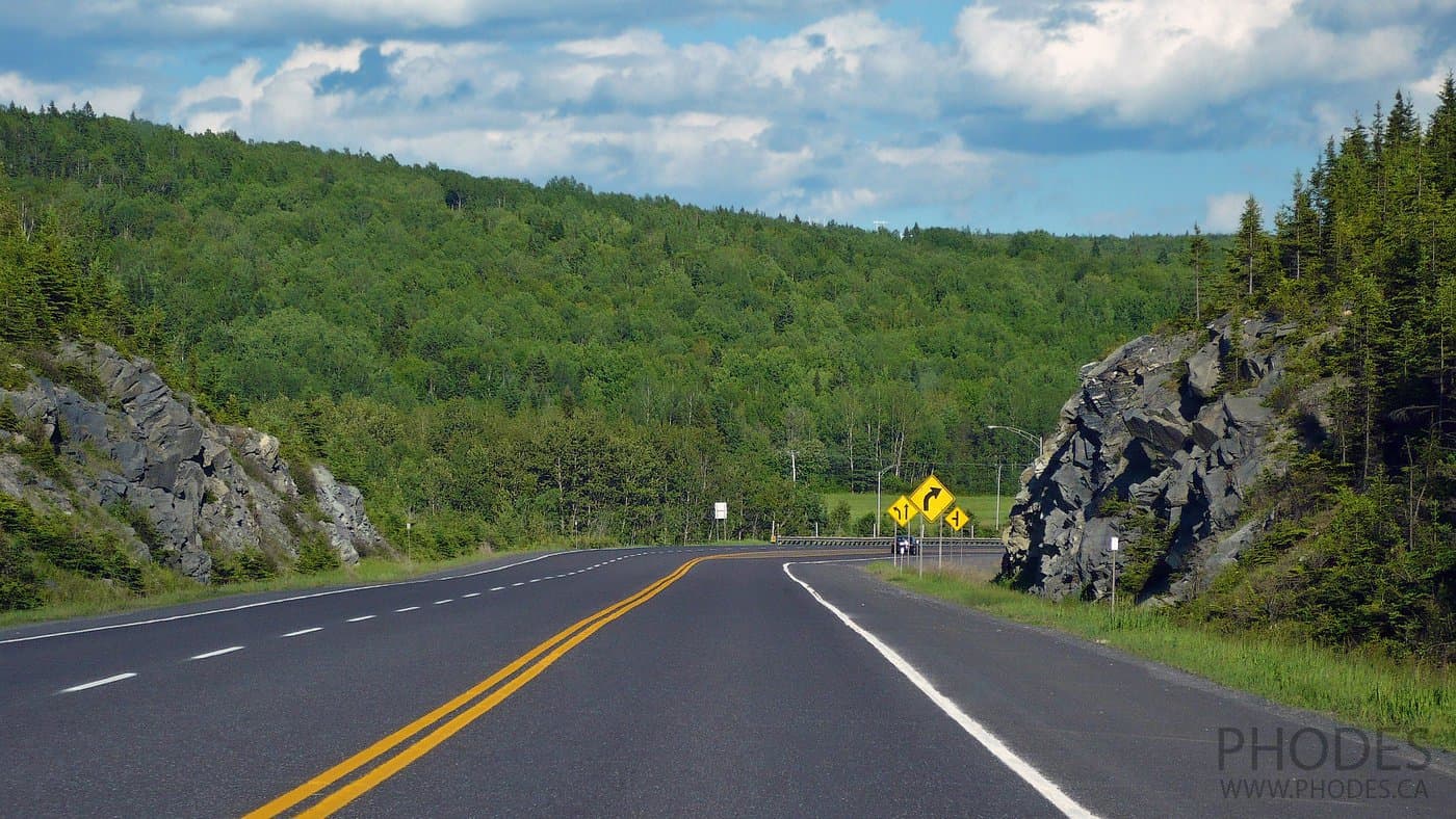 Highway in New Brunswick