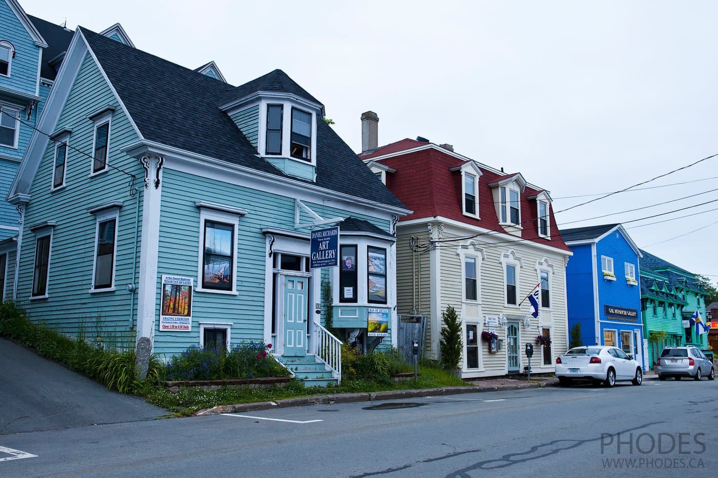 Maisons à Lunenburge à Nouvelle-Écosse